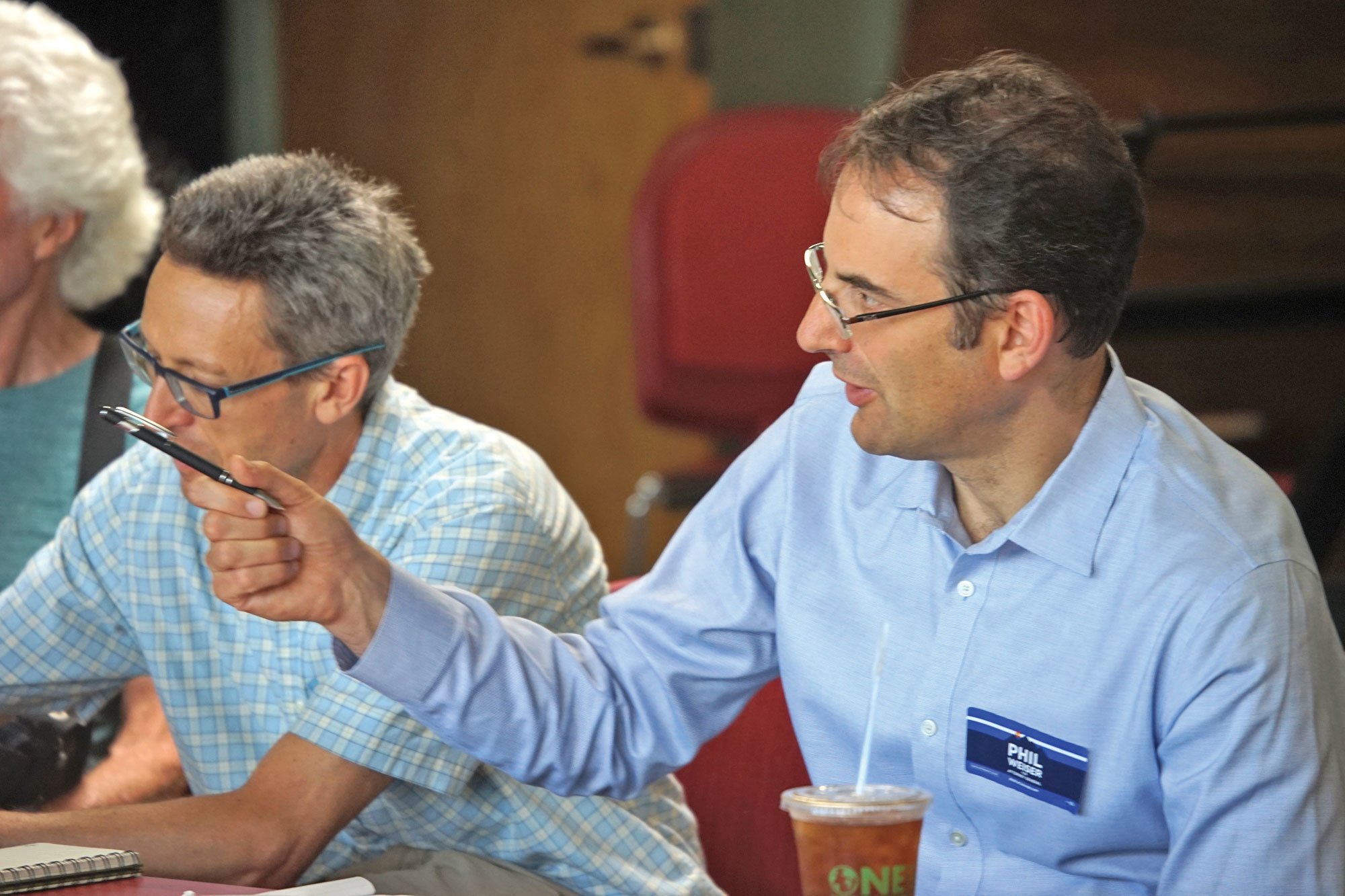 Weiser explains Attorney General role during Carbondale campaign stop