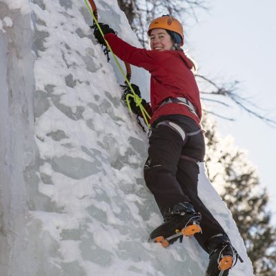 Climbing ephemeral ice in Redstone thumbnail