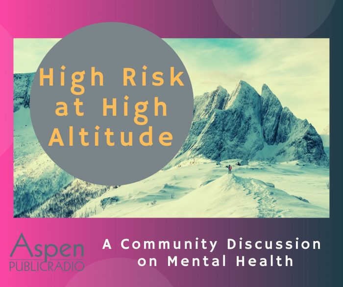 Ariel Van Cleave, news director at APR, launched High Risk at High Altitude on Dec. 1 - a program dedicated to discussing mental wellness in the Roaring Fork Valley. Photo Credit: Lauri Jackson of APR