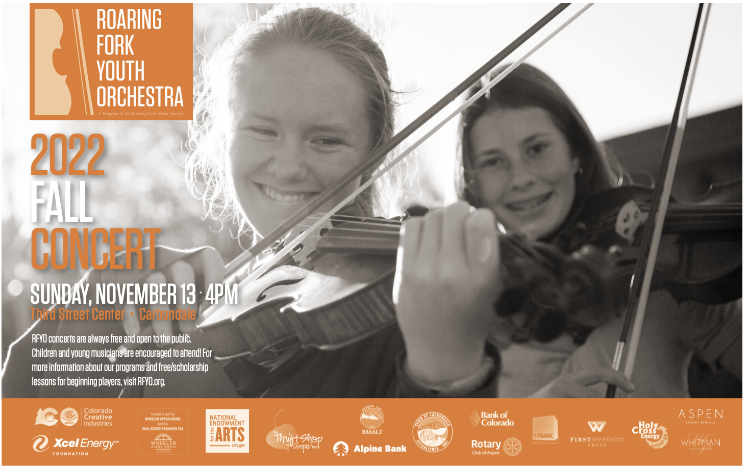 Roaring Fork Youth Orchestra Fall Concert thumbnail