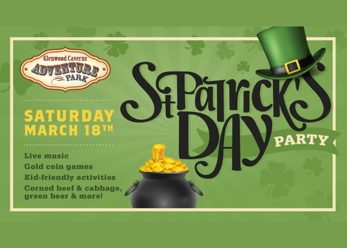 St. Patrick’s Day Party at Glenwood Caverns! thumbnail