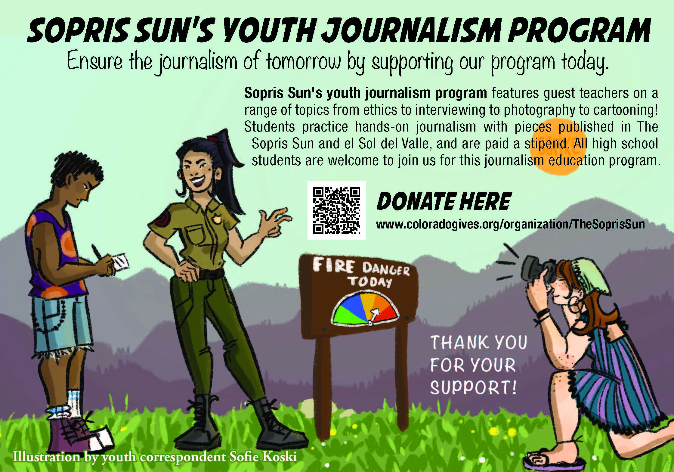Support Our Youth Journalism Program thumbnail