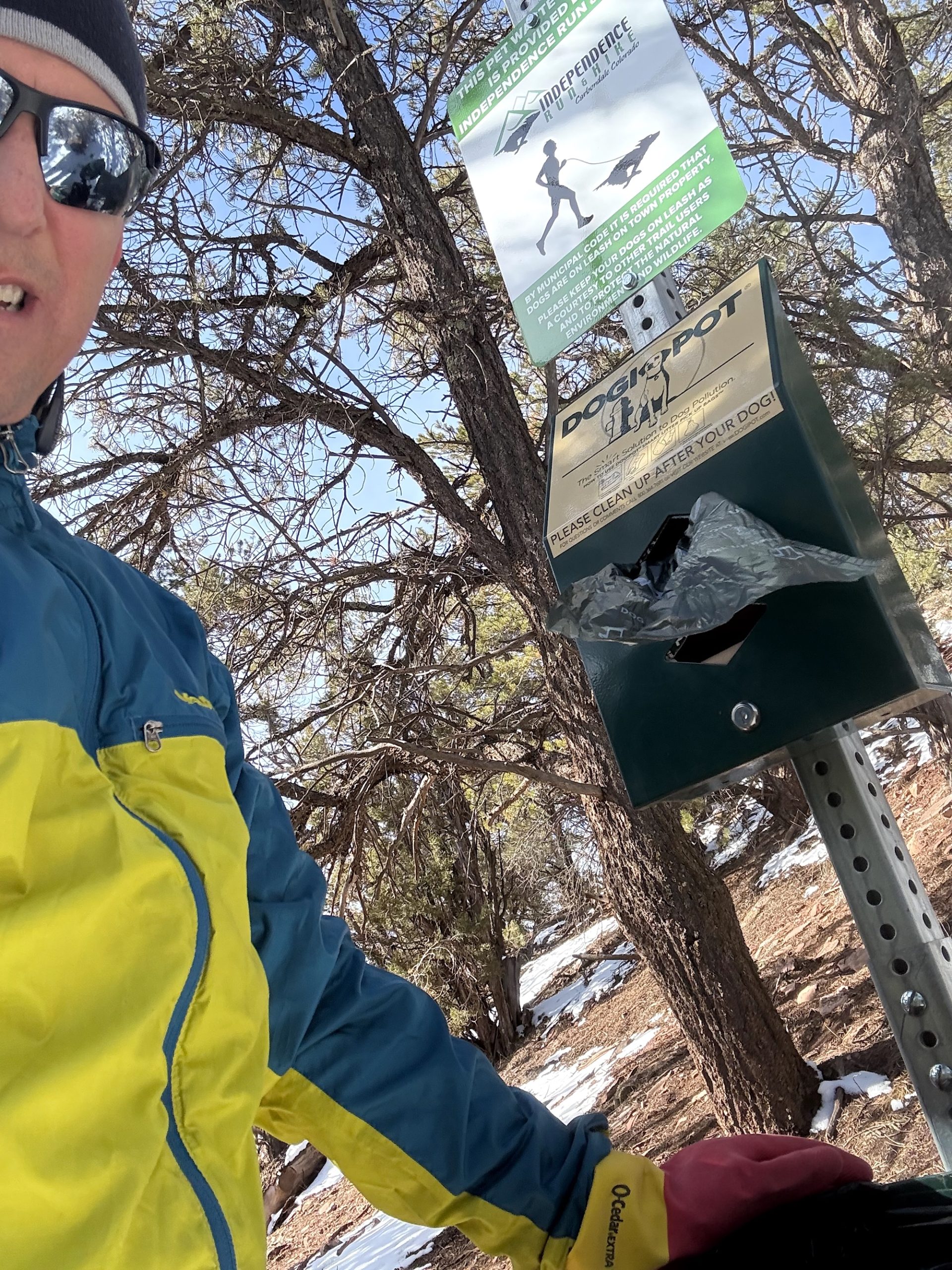 Duty patrol: Local running store steps up to handle dog poo disposal along popular Red Hill trails