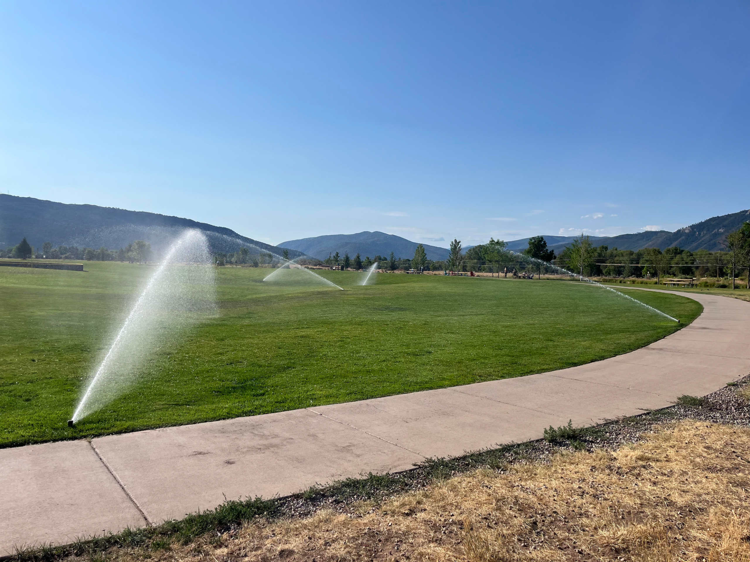 Smart irrigation system slashes water use at Crown Mountain Park